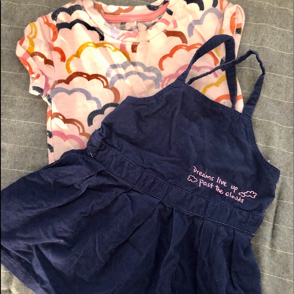 Cat & Jack corduroy dress 2 piece set